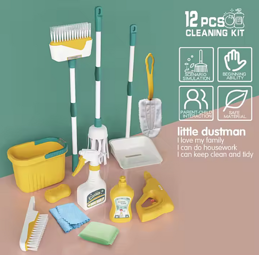 Little Dustman Clean Time 🧽🧹🧼