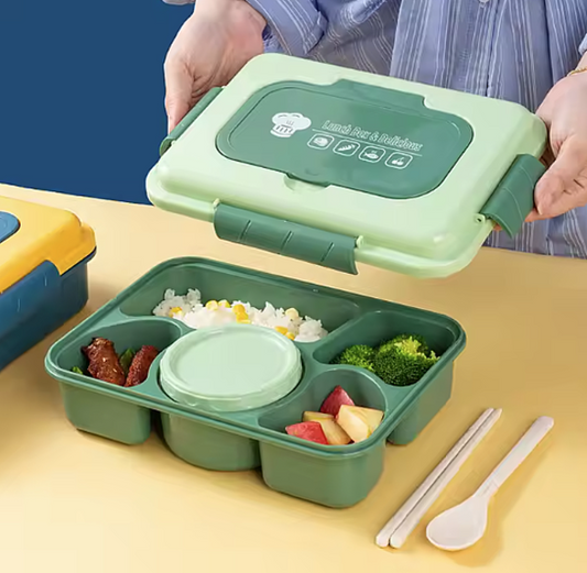 Mayoii Bento Lunch Box – 5 Compartments | 1600ml 🍱🌟