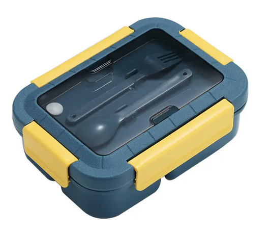 Lunch Box with Lid & Cutlery Compartment 🍱🍴