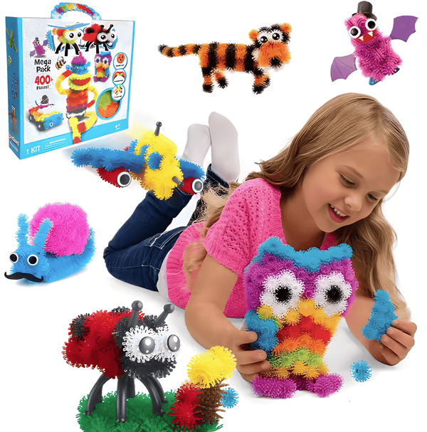 Magic Puff Balls – 400pcs 🧶🌈🎨