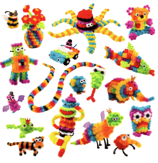 Magic Puff Balls – 400pcs 🧶🌈🎨
