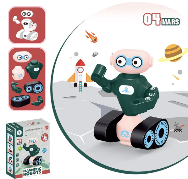 Magnetic Robot Set – Build & Play (3+ Years)