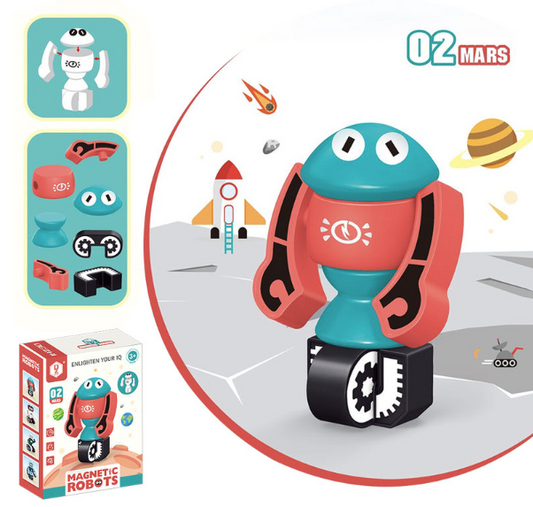 Magnetic Robot Set – Build & Play (3+ Years)
