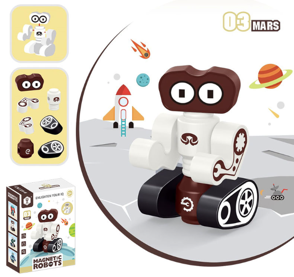 Magnetic Robot Set – Build & Play (3+ Years)
