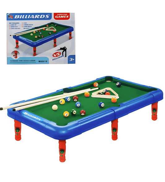 🎱 Mini Blue Billiards Pool Set