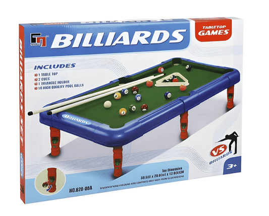 🎱 Mini Blue Billiards Pool Set