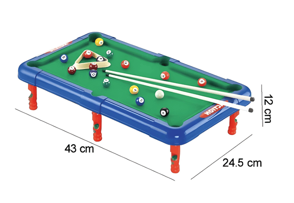 🎱 Mini Blue Billiards Pool Set