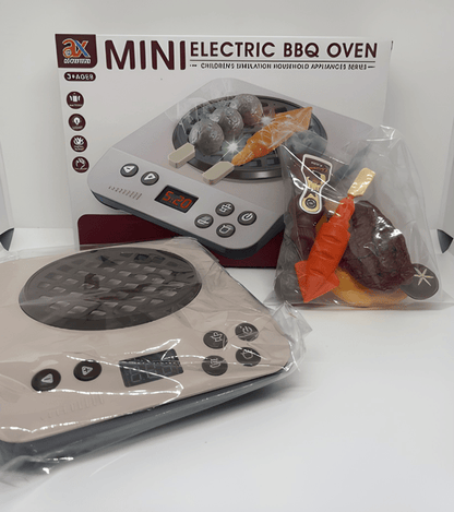 Mini Electric BBQ Oven Playset – 7 Pieces  🍖🔥🍴