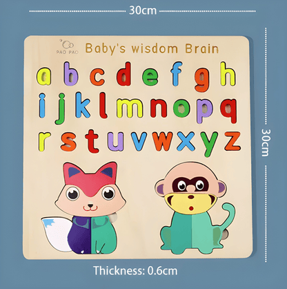 Mixed Puzzles with Pictures – Shapes, Numbers & Alphabets 🧩🎓