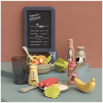 Modern Kitchen Playset – 42 Pieces 👩🏽‍🍳🧁🍽️
