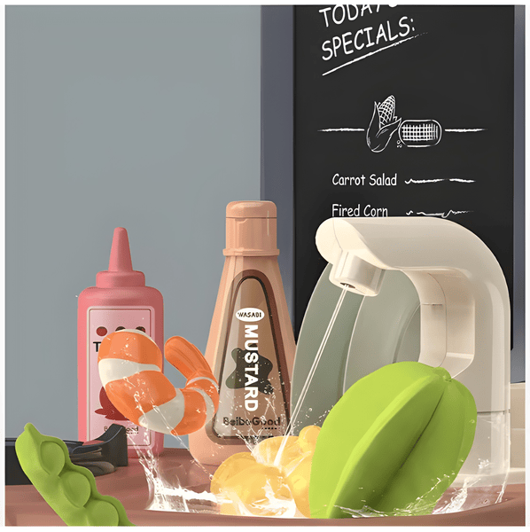 Modern Kitchen Playset – 42 Pieces 👩🏽‍🍳🧁🍽️