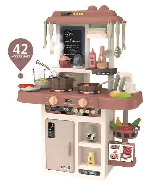 Modern Kitchen Playset – 42 Pieces 👩🏽‍🍳🧁🍽️