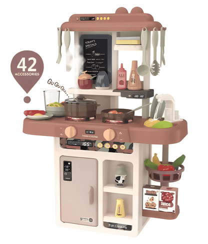 Modern Kitchen Playset – 42 Pieces 👩🏽‍🍳🧁🍽️