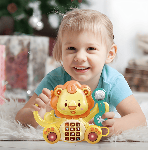 Musical Lion Toy Phone – Baby’s First Tunes & Calls!