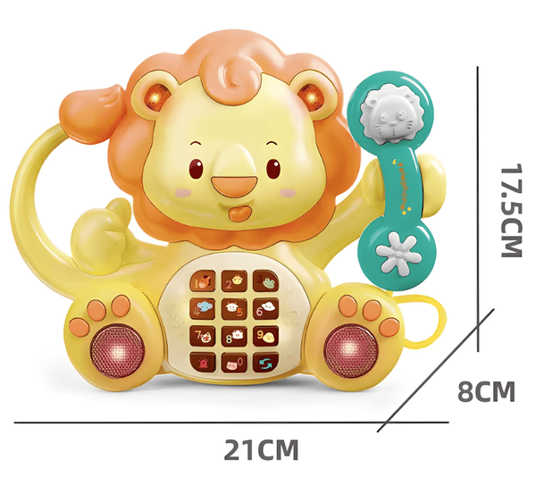 Musical Lion Toy Phone – Baby’s First Tunes & Calls!