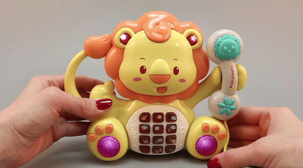 Musical Lion Toy Phone – Baby’s First Tunes & Calls!