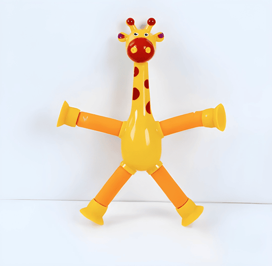 Novelty Sensory Flexible Giraffe – 19cm 🦒✨