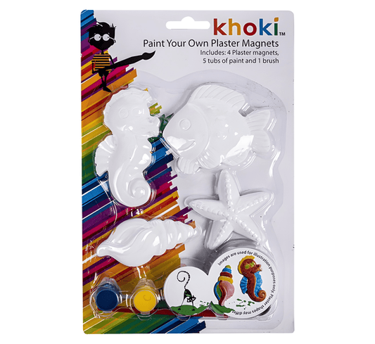 🧲🎨 Paint Your Own Plaster Magnet – DIY Art Set for Kids