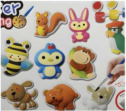 🎨🖌️ Plaster Painting Set – 24-Piece DIY Craft Kit
