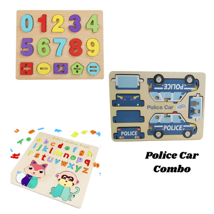 Mixed Puzzles with Pictures – Shapes, Numbers & Alphabets 🧩🎓
