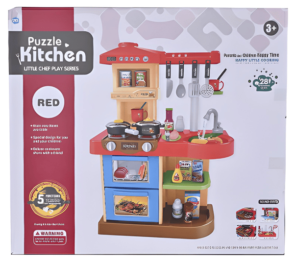 Puzzle Kitchen Little Chef Play Series – 28 Pieces 🍴👩🏽‍🍳🧩