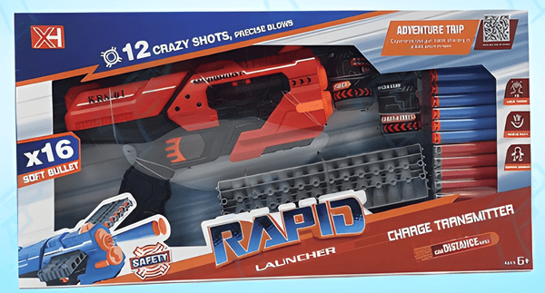 Rapid Launcher Charge Transmitter Dart Blaster