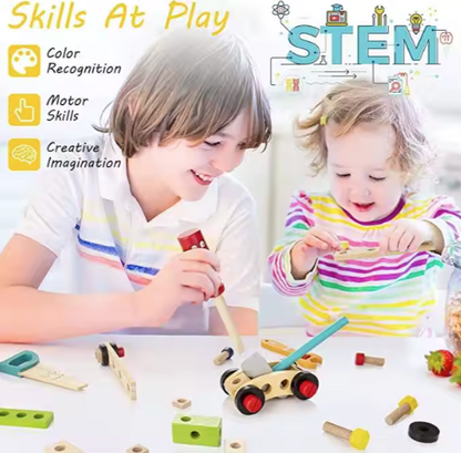 🧰🔩 34-Piece Simulation Toolbox – For Little Builders With Big Dreams!