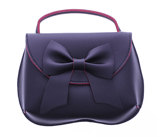 🎀 Small Crossbody Bow Purse – Faux Leather Elegance for Little Fashionistas