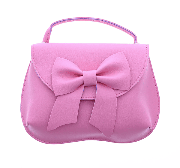 🎀 Small Crossbody Bow Purse – Faux Leather Elegance for Little Fashionistas