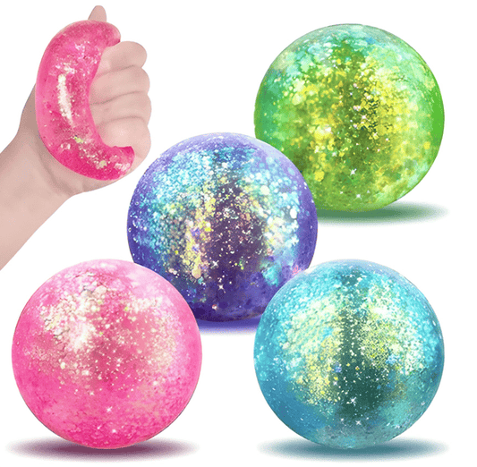 Squishy Stress Balls Set of 4 🟠😌