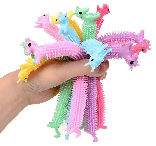 Stretchy Unicorn Set of 4 – 19cm 🦄💫