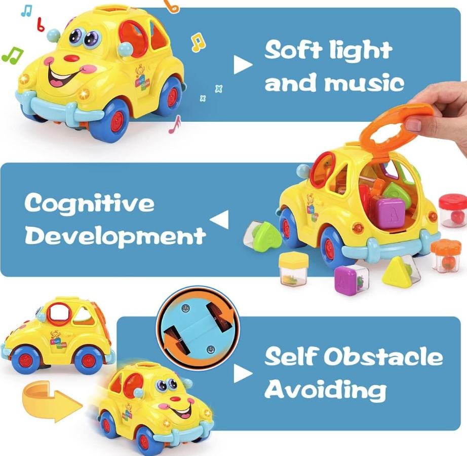Super Fun Fruit Car – Rolling Musical Toy (18+ Months)