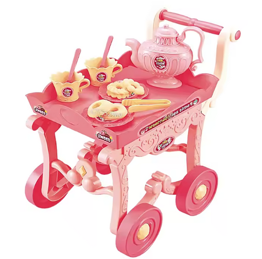 Tea Party Trolley – 33 Pieces 🍵🎀🚂