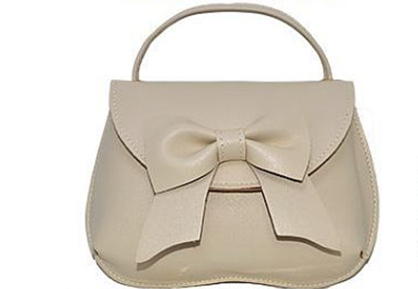🎀 Small Crossbody Bow Purse – Faux Leather Elegance for Little Fashionistas
